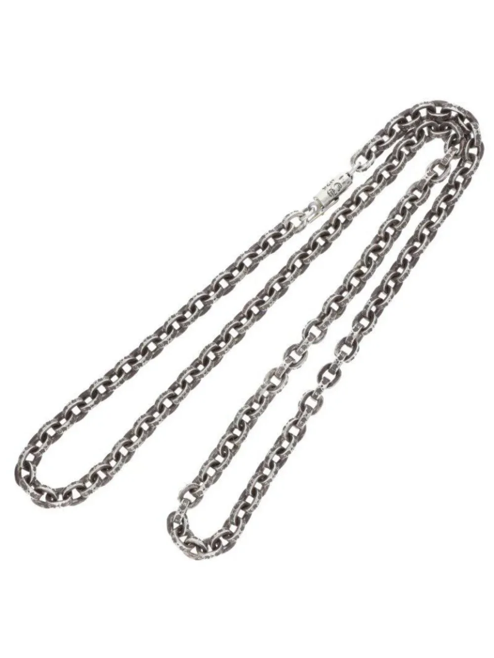 Chrome Hearts Paper Chain 20 Silver Necklace